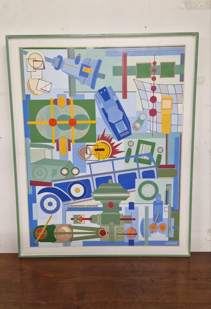 leuk retro werk van Frans Rooyakkers - auto 1995, Ophalen, Huis en Inrichting