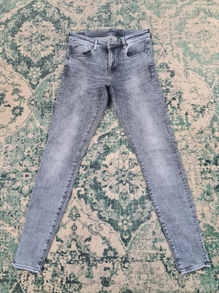 G-star Lhana Skinny Highwaist W32 L34 WMN Tulsi3234 Grijs, Ophalen of Verzenden, W30 - W32 (confectie 38/40), Grijs, G-STAR RAW