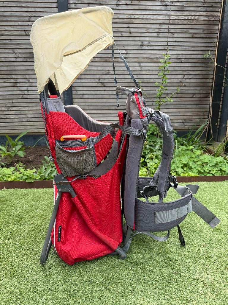 Vaude Jolly Comfort Kinderdrager Rood – Compleet, Gebruikt, Rug, Draagzak, Ophalen