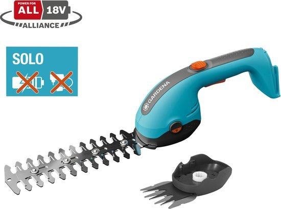 GARDENA Accugras- en struikschaar PowerCut 20/18V P4A, Tuin en Terras, Ophalen, Zo goed als nieuw, Accu, Gardena