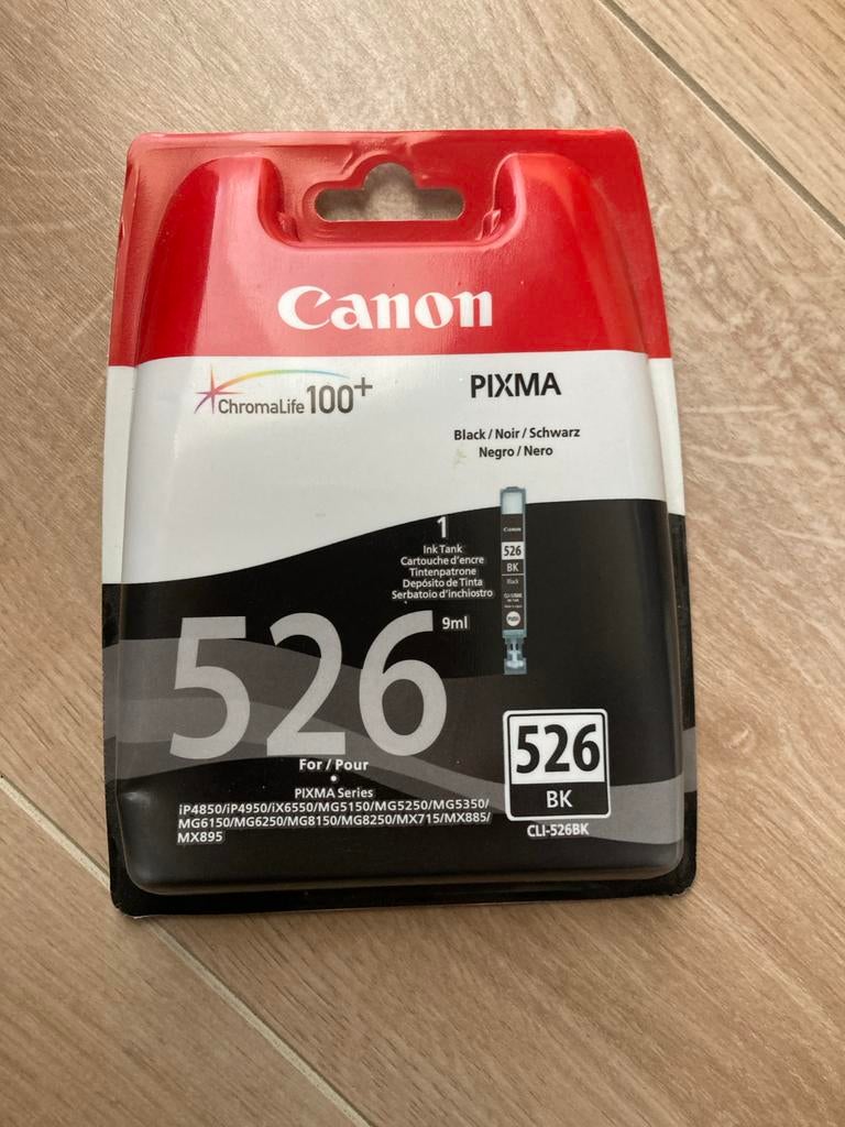 Canon Pixma 526 BK inktpatroon, Ophalen of Verzenden, Nieuw, Cartridge