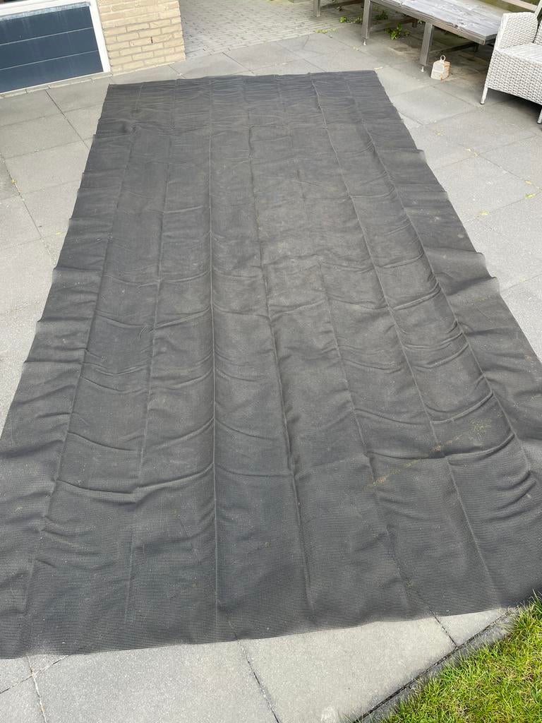 Tent tapijt / Camping kleed antraciet 250x500, Ophalen of Verzenden, Gebruikt