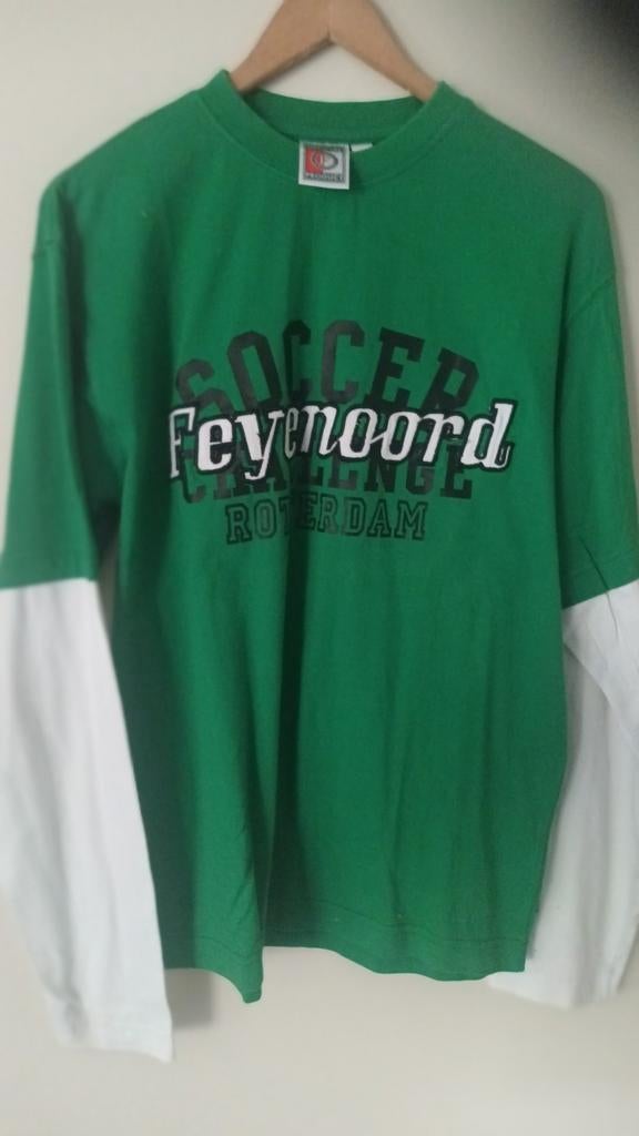 Feyenoord origineel t shirt maat 176 gekocht in fanshop, Ophalen of Verzenden, Blauw