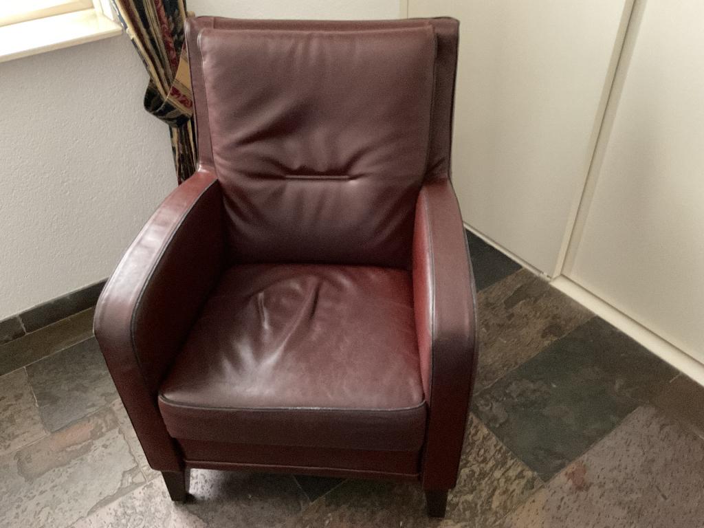 Gratis, stoelen, tafeltje, klok, bureau, kastje, Ophalen, Gebruikt, Leer