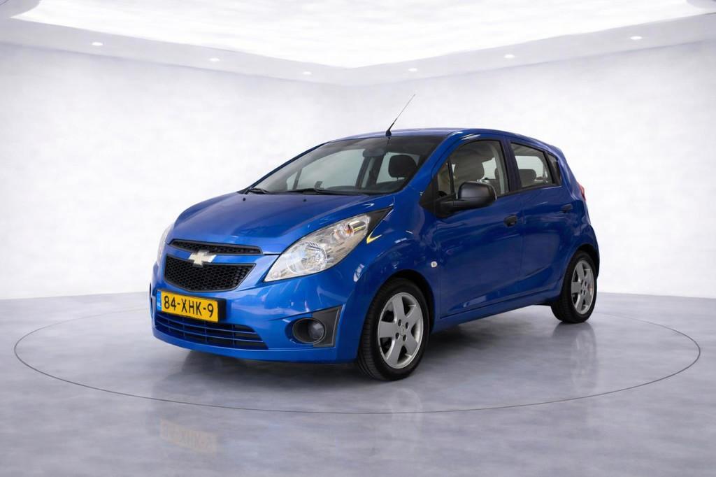 Chevrolet Spark 1.0 16V LS Bi-Fuel|nieuwe APK| LPG | airco, Auto's, Voorwielaandrijving, Euro 5, 4 cilinders, Blauw