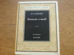 Mozart - fantasie c-moll - piano 9 blz ax58 467, Gebruikt, Klassiek, Ophalen of Verzenden, Artiest of Componist
