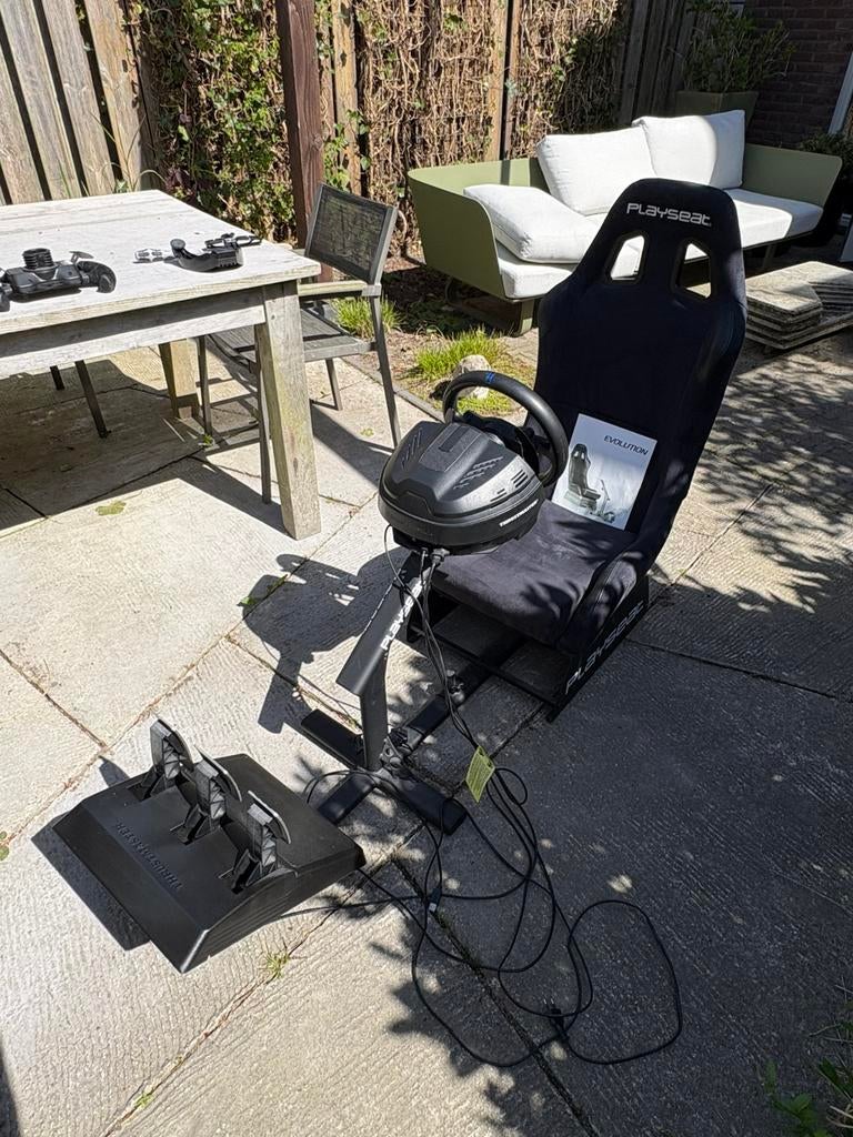 Race simulatie setup - PC/PS/XBOX, Ophalen, Racestoel, Gebruikt, Verstelbaar