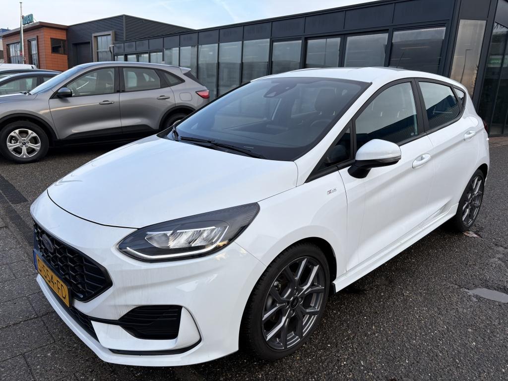 Ford Fiesta 1.0 EcoBoost Hybrid ST-Line (bj 2023), Auto's, Ford, 12 maanden, Stof, Gebruikt, Euro 6
