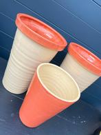 Set van 3 aardewerk potten, Antiek en Kunst, Ophalen of Verzenden