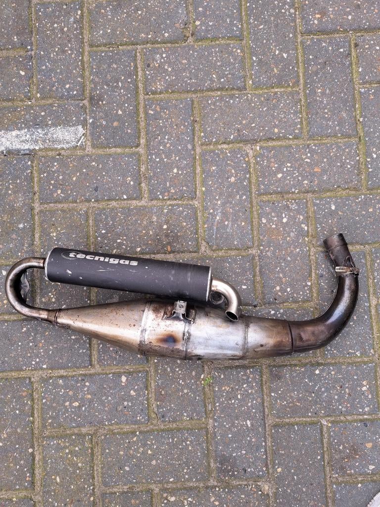 Tecnigas uitlaat voor scooter/brommer, Ophalen of Verzenden, Gebruikt, Uitlaat, Overige merken