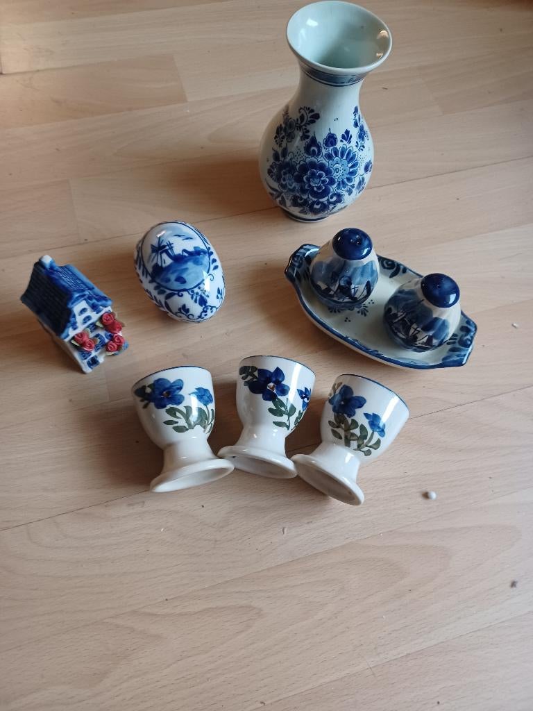 Kleine collectie Defts Blauw, Ophalen of Verzenden