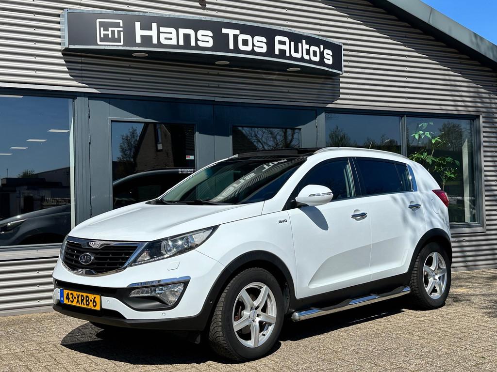 Kia Sportage 2.0 Super Pack AWD AUTOMAAT Panorama / Leer / C, Auto's, Kia, Automaat, Gebruikt, Zwart, 4 cilinders