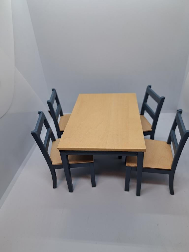 Eetkamer sets 1:12, Ophalen of Verzenden, Zo goed als nieuw, Poppenhuis