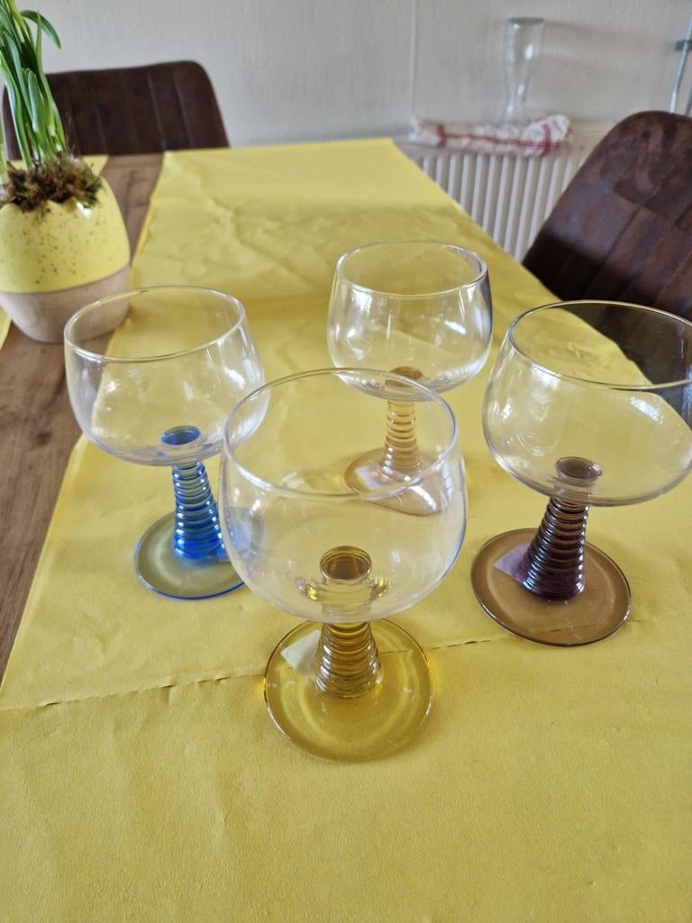  HKliving Swirl wijnglazen , Ophalen of Verzenden, Zo goed als nieuw, Overige typen