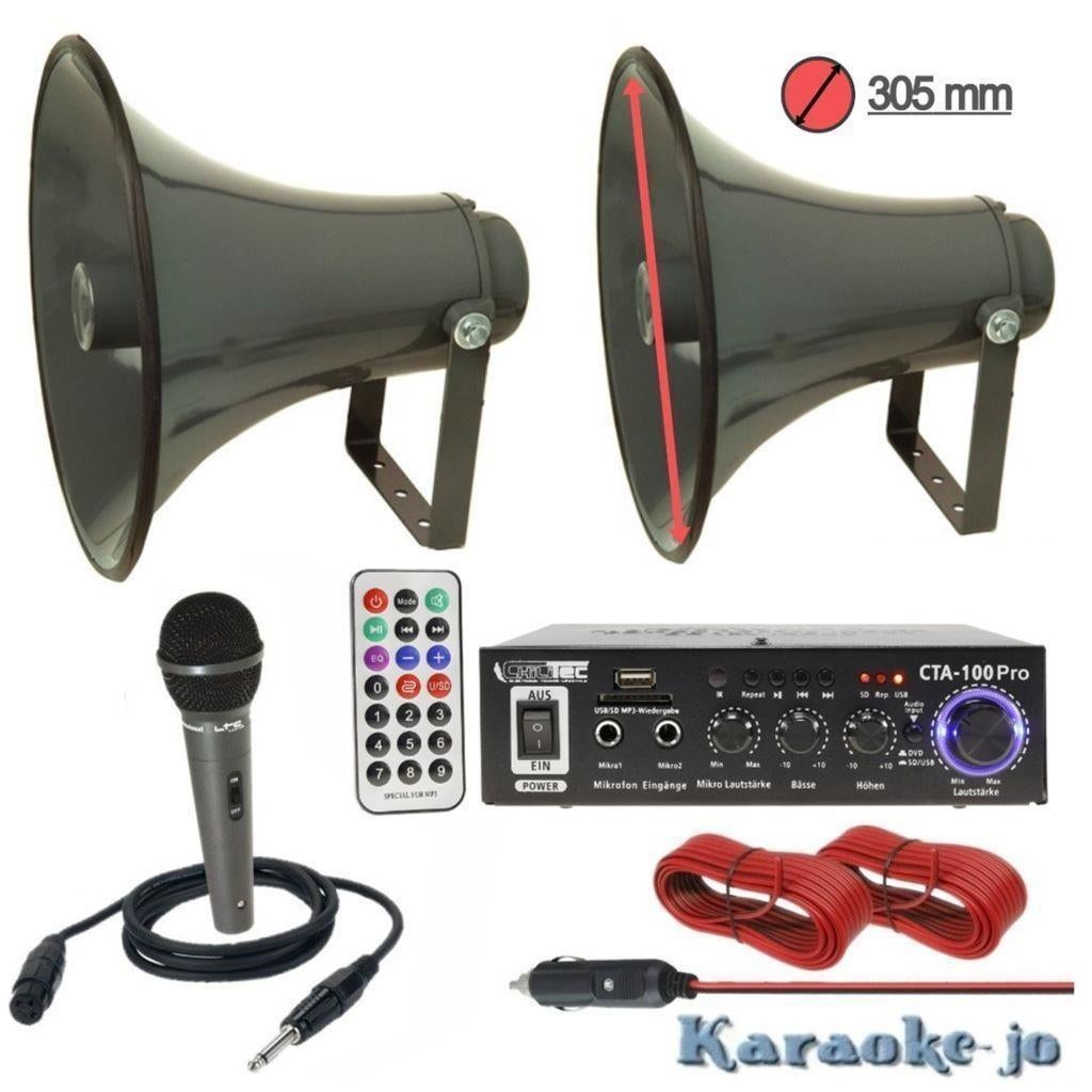 Plug & Play 12v of 220v PA omroep installatie MZ-P108, ., Nieuw, Ophalen of Verzenden, .