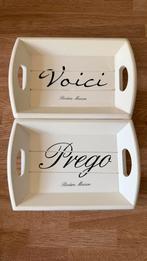 2 kleine dienbladen Rivièra Maison, Huis en Inrichting, Ophalen of Verzenden, Zo goed als nieuw, Rechthoekig, Hout