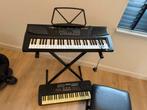 Elektrisch keyboard set met extra keyboard, standaard en kru, Muziek en Instrumenten, Keyboards, Gebruikt, Overige aantallen, Met standaard