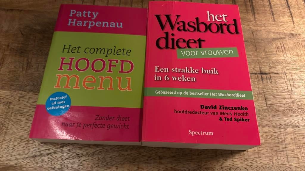 Complete hoofdmenu en wasbord dieet, Ophalen of Verzenden, Zo goed als nieuw
