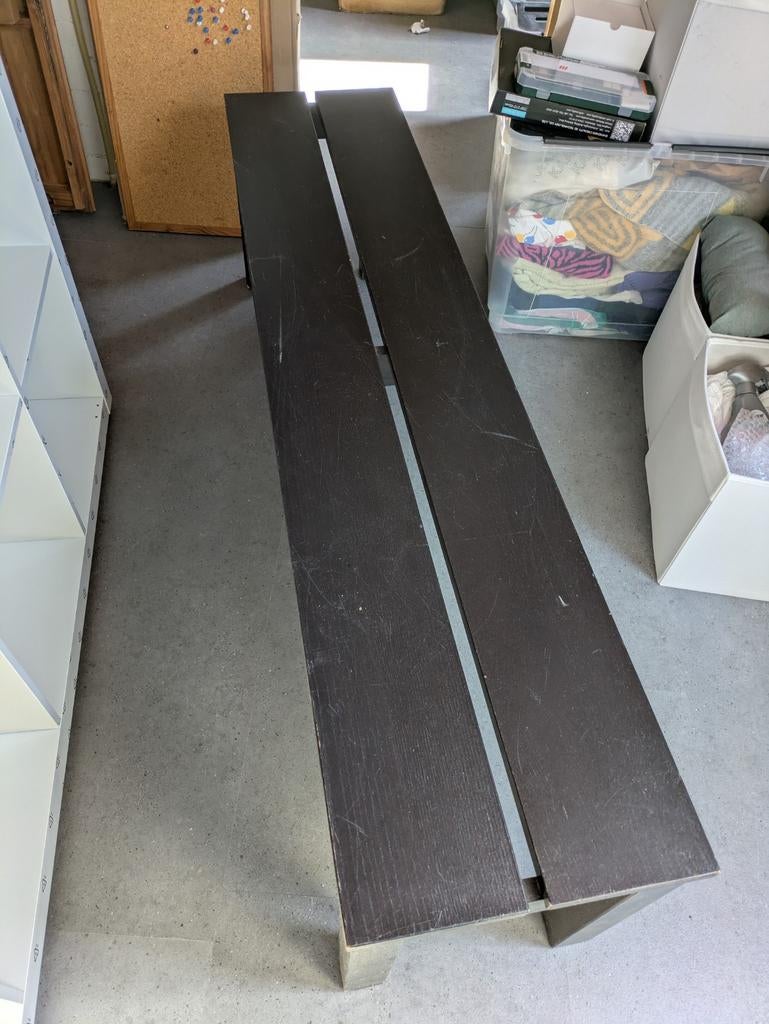 Gratis Ikea Bjursta bankje voor eettafel, Ophalen, Gebruikt, Hout, Vier