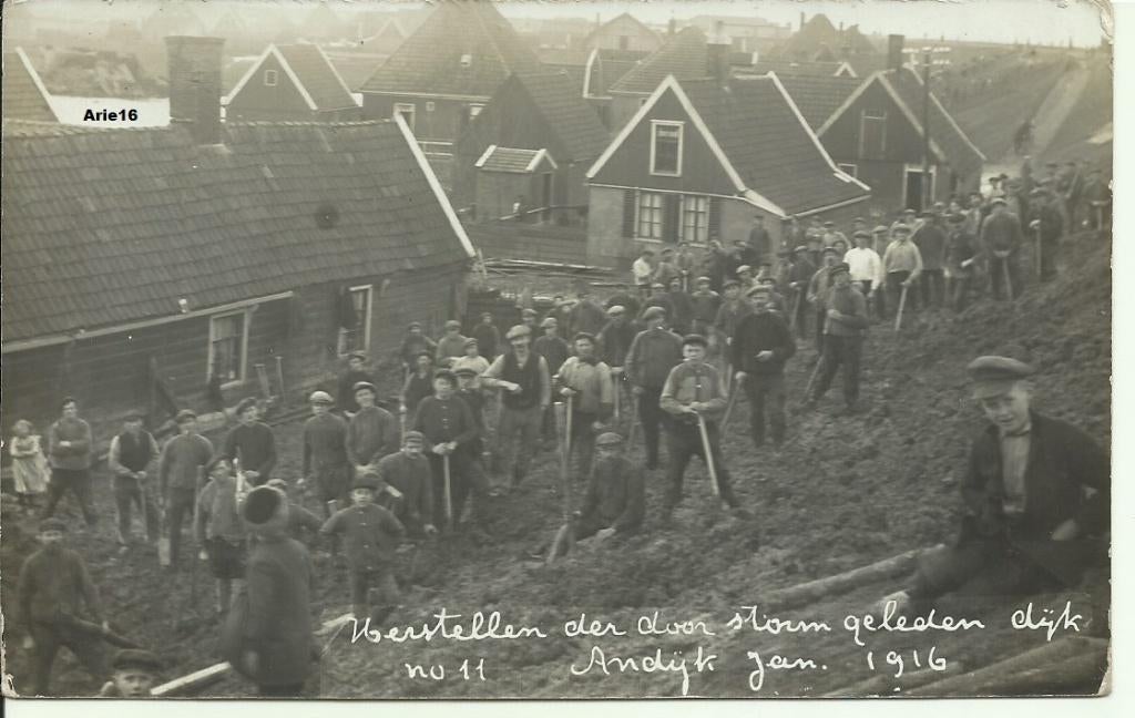 Andijk, Verzamelen, Ansichtkaarten | Nederland, Ongelopen, Noord-Holland, Voor 1920, Verzenden