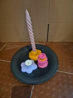 Kaarsen standaards (klei), Ophalen of Verzenden, Figuurtje