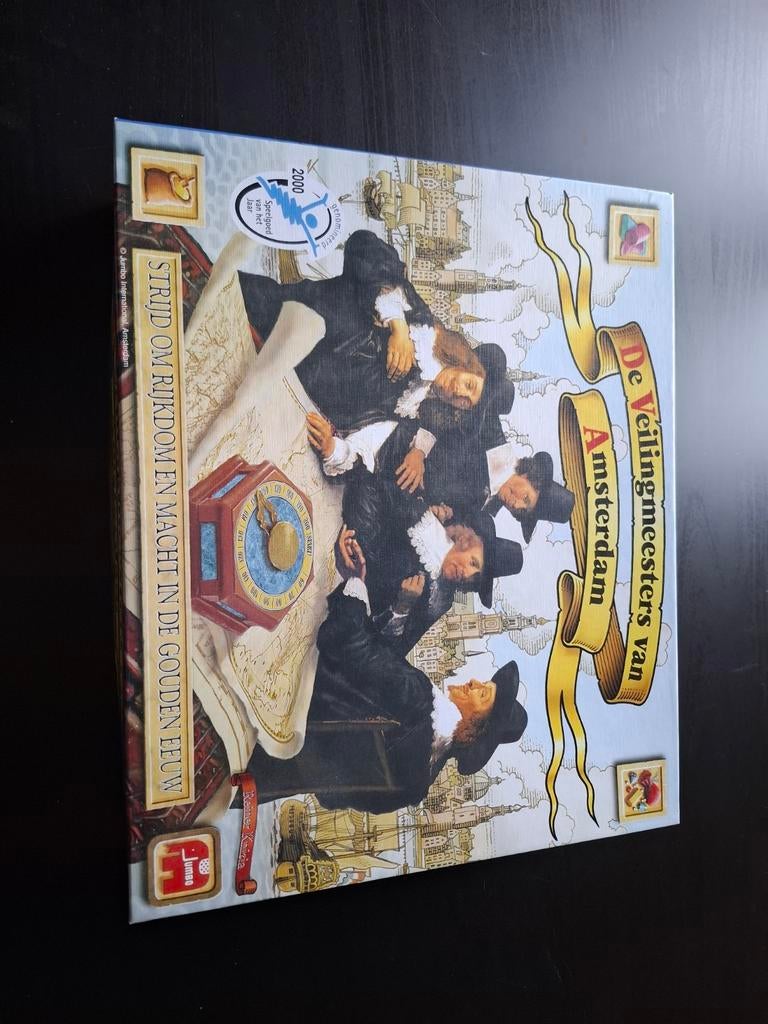 De Veilingmeesters van Amsterdam - Bordspel, Hobby en Vrije tijd, Gezelschapsspellen | Bordspellen, Drie of vier spelers, Ophalen of Verzenden