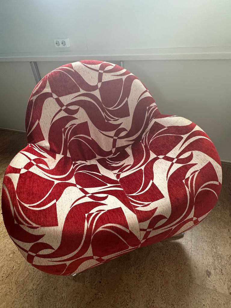 Leolux Papageno - Design fauteuil, 75 tot 100 cm, Zo goed als nieuw, Stof, 50 tot 75 cm