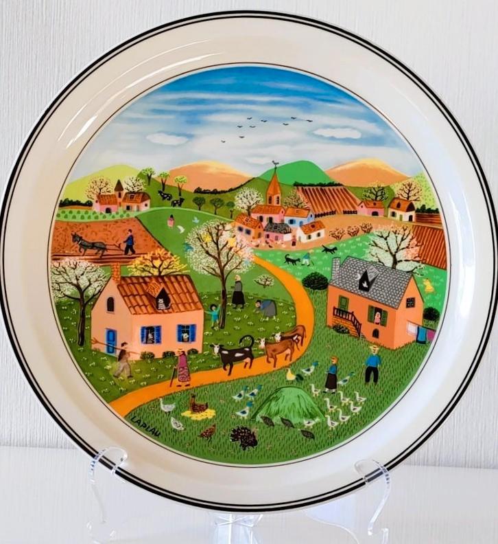 VILLEROY & BOCH bord DESIGN NAIF - Spring, Antiek en Kunst, Kunst | Designobjecten, Ophalen of Verzenden