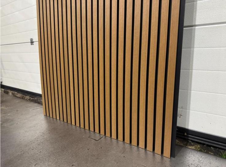 Wandbekleding/Gevelbekleding Composiet Teak  2900 mm, Gevelrenovatie