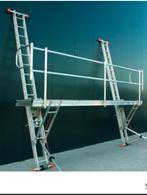 Wienese werkstelling gevelsteiger., Doe-het-zelf en Verbouw, Steigers, Ophalen, Zo goed als nieuw, Gevelsteiger, 5 meter of hoger