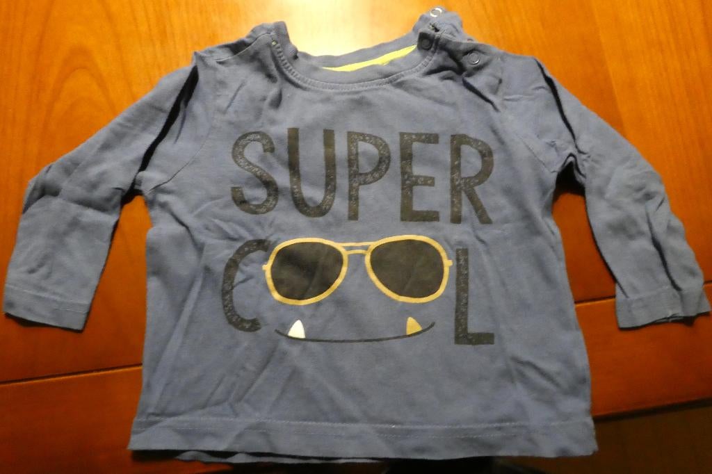 jongens t shirt  , maat: 74, Kinderen en Baby's, Babykleding | Maat 74, Zeeman, Gebruikt, Ophalen of Verzenden, Jongetje