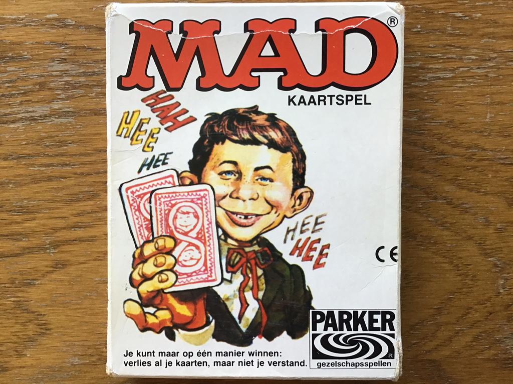 MAD Kaartspel, Hobby en Vrije tijd, Gezelschapsspellen | Kaartspellen, Vijf spelers of meer, Ophalen of Verzenden, Gebruikt