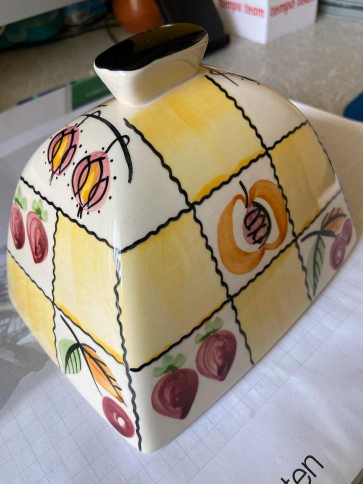 Unieke aardewerken botervloot uit Zweden, Antiek en Kunst, Antiek | Servies los, Ophalen of Verzenden