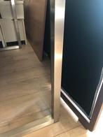 Ikea bureau wit met rvs poten, Ophalen, Gebruikt