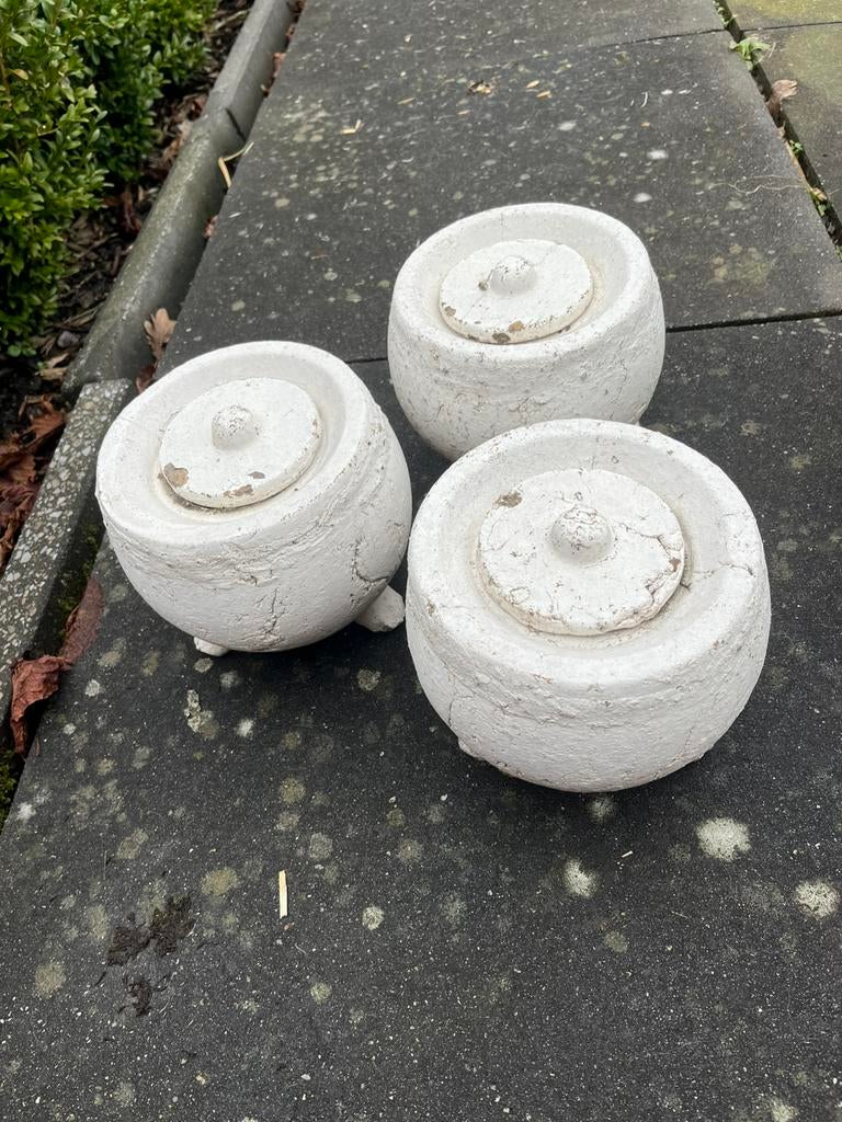 3 sfeerbranders voor in tuin, Antiek en Kunst, Ophalen