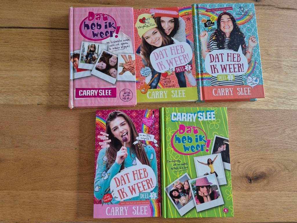 Carry Slee - Dat heb ik weer! Deel 1 t/m 5, Boeken, Ophalen, Gelezen, Carry Slee, Fictie algemeen