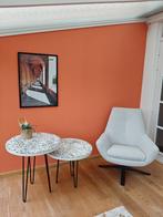 terrazzo bijzettafel / koffietafel, Overige materialen, Design, terrazzo, Rond, Nieuw