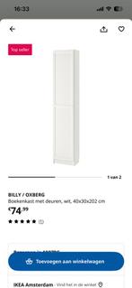 Billy boekenkast, Huis en Inrichting, Kasten | Boekenkasten, Ophalen, Minder dan 50 cm, Gebruikt, 200 cm of meer