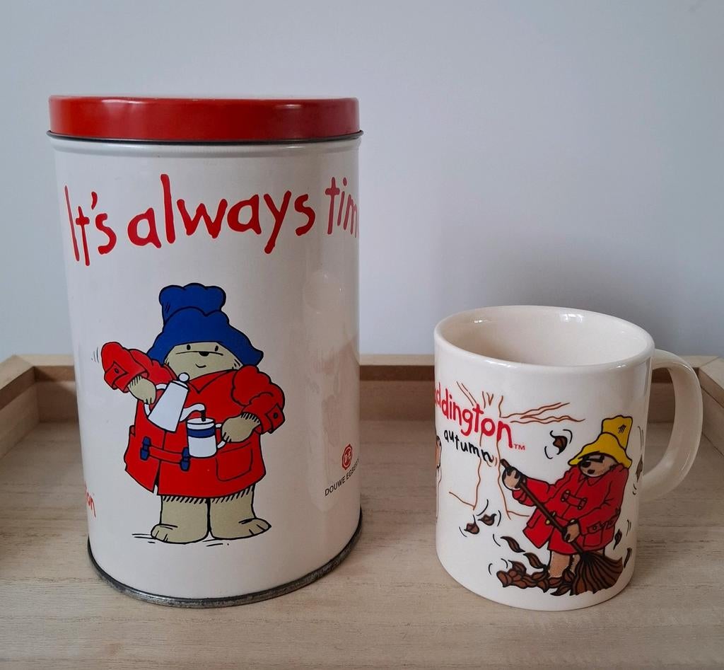Beertje Paddington koffieblik en mok, Huis en Inrichting, Keuken | Servies, Kop(pen) en/of Schotel(s), Overige stijlen, Ophalen of Verzenden