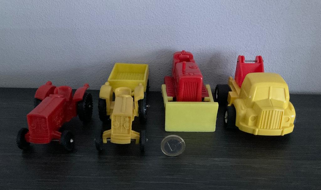 Speelgoedtractors Bulldozer Takelwagen  Vinyl Line, Ophalen, Zo goed als nieuw