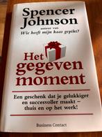 Het gegeven moment – Spencer Johnson, Ophalen of Verzenden, Zo goed als nieuw