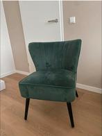 Groene velvet schelp stoel, Ophalen, Nieuw, Overige kleuren, Eén