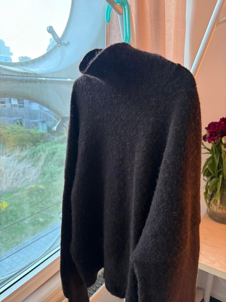 Samsøe Samsøe Black Coffee Nola Sweater, Ophalen of Verzenden, Zo goed als nieuw, Maat 38/40 (M), Bruin