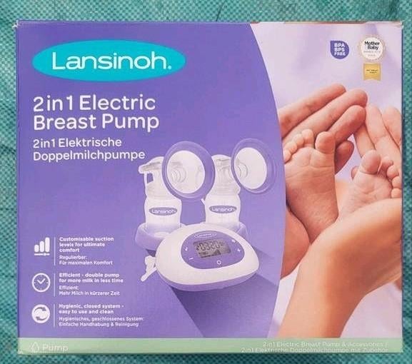 Lansinoh 2 in1 Elektrische Dubbele Borstkolf, Ophalen of Verzenden