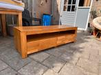 Massief Eiken TV Meubel met Lades, Ophalen, 100 tot 150 cm, Eikenhout, Zo goed als nieuw