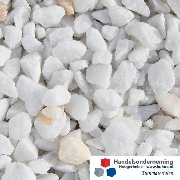 Crystal white split luxe uitstraling contrast tuin tegels, Tuin en Terras, Grind, Keien en Split, Nieuw, Split, Wit, Overige materialen