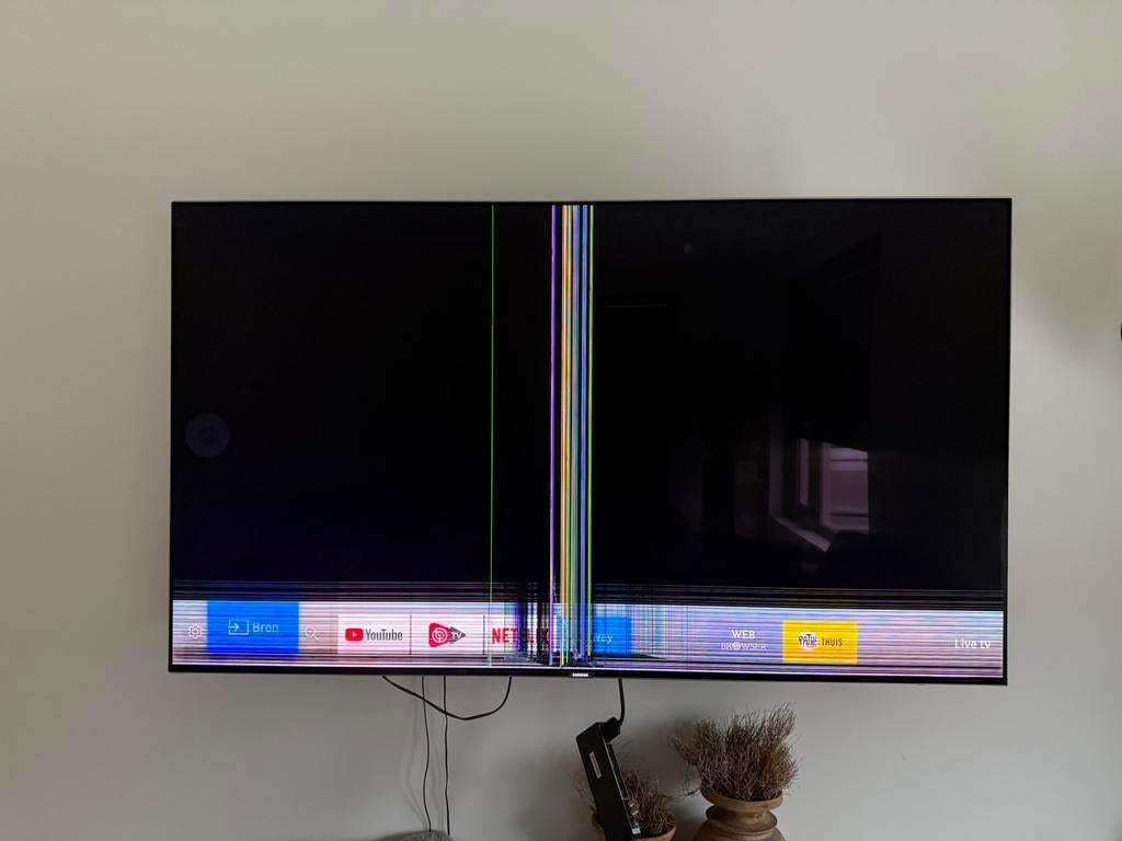 Samsung tv met defect, Computers en Software, Monitoren, Ophalen, Zo goed als nieuw, 60 Hz of minder, LED