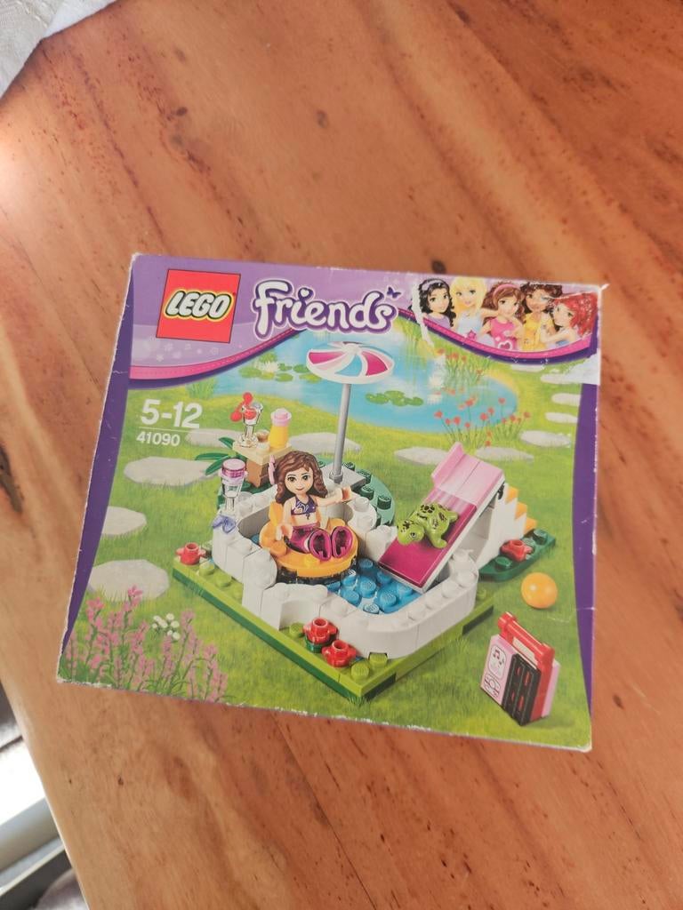 Lego Friends 41090 Olivia's Zwembad, Kinderen en Baby's, Speelgoed | Duplo en Lego, Gebruikt, Lego, Friends, Ophalen of Verzenden