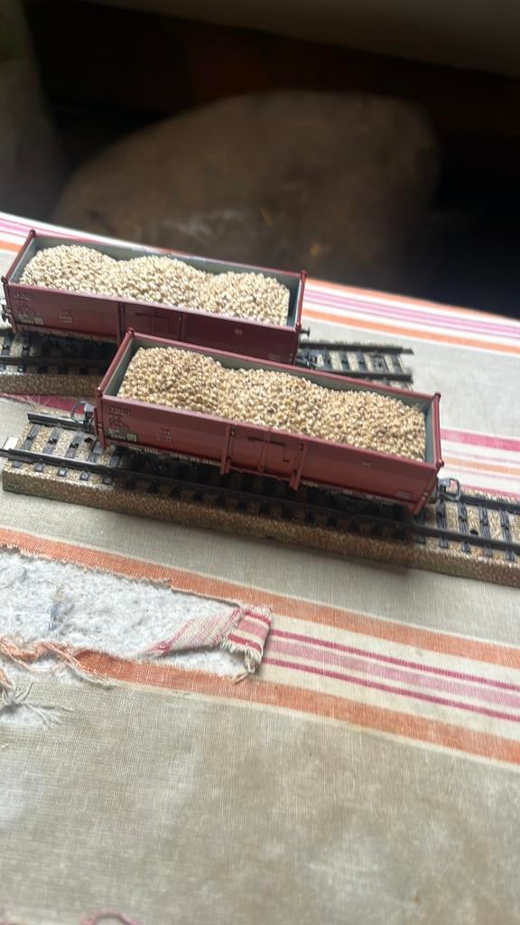 Te koop 2 x kolenwagen van marklin 4604, Wisselstroom, Rails, Ophalen of Verzenden, Zo goed als nieuw