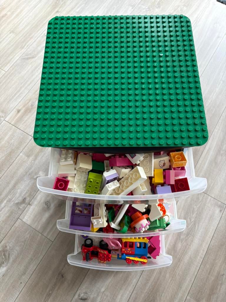 LEGO Duplo / Hello Kitty blokken, Kinderen en Baby's, Speelgoed | Bouwstenen, Ophalen, Gebruikt, Overige merken